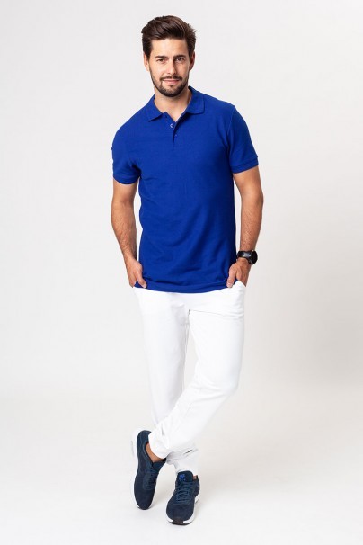 Men’s Malifni Pique polo shirt royal blue-1