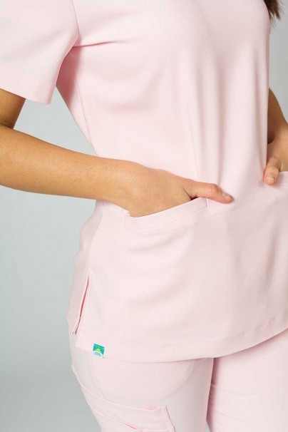 Women’s Sunrise Uniforms Premium Joy scrubs top blush pink-7
