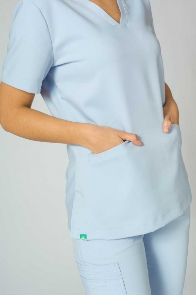 Women’s Sunrise Uniforms Premium Joy scrub top blue-8