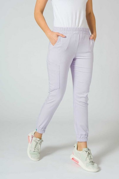 Women's Sunrise Uniforms Premium scrubs set (Joy top, Chill trousers) lavender-6