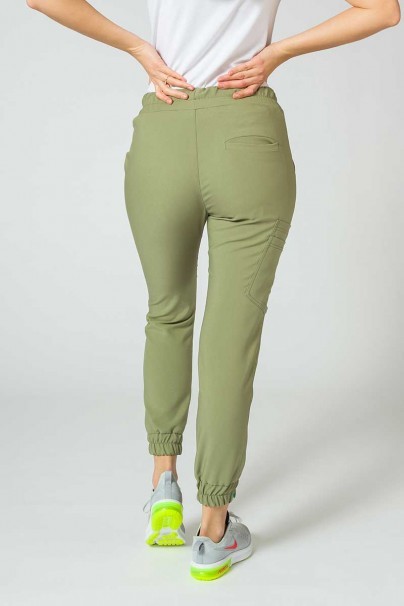 Women's Sunrise Uniforms Premium Chill jogger scrub trousers olive-2