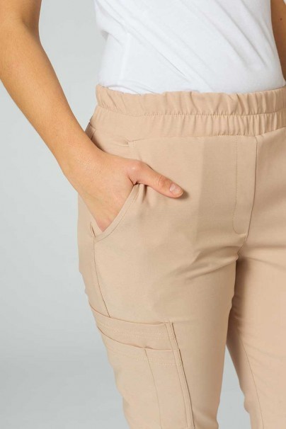Women's Sunrise Uniforms Premium Chill jogger scrub trousers khaki-5