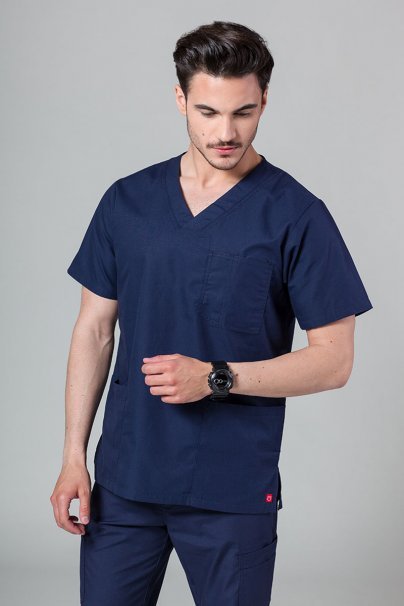 Men's Maevn Red Panda scrubs set true navy-2