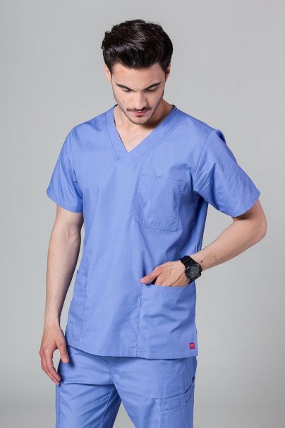 Men's Maevn Red Panda scrubs set ceil blue-2