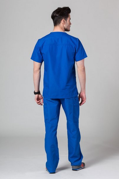 Men's Maevn Red Panda scrubs set royal blue-1