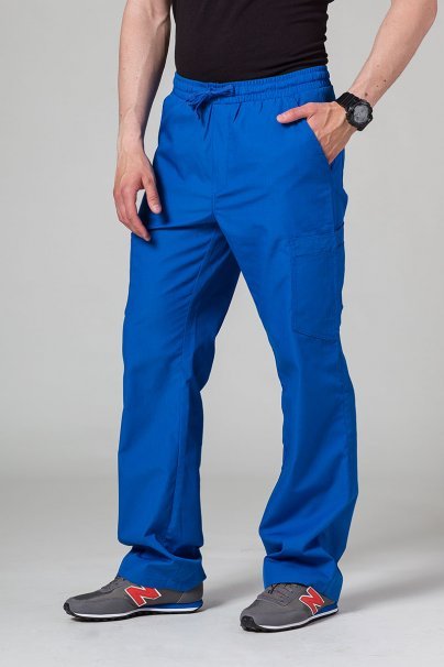 Men's Maevn Red Panda scrubs set royal blue-5