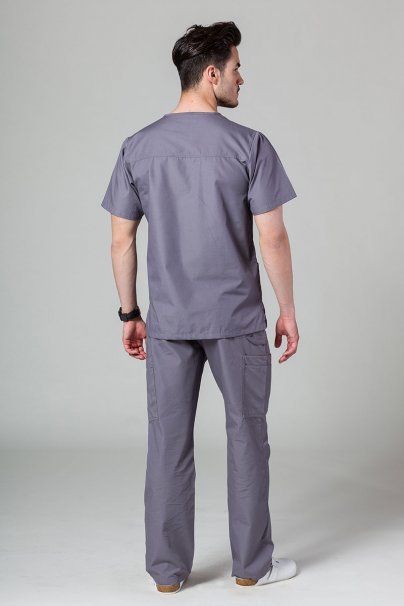 Men's Maevn Red Panda scrubs set pewter-1