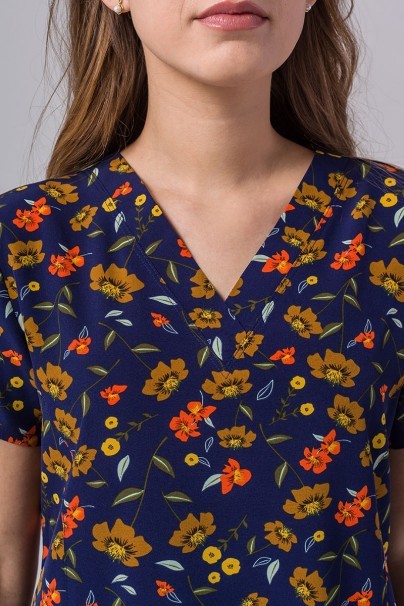 Women’s Maevn Prints scrub top Wildflower Whispers-4