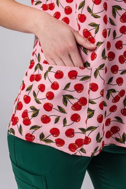 Women’s Maevn Prints scrub top Cherries Berries-7
