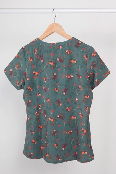 Women’s Maevn Prints scrub top bear-y bear-y-2