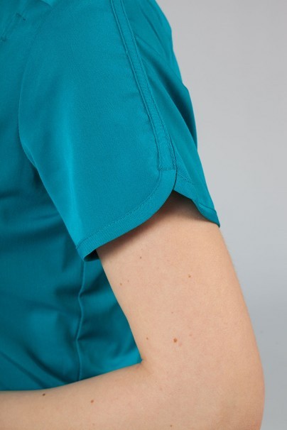 Women’s Adar Uniforms Modern scrub top teal blue-7