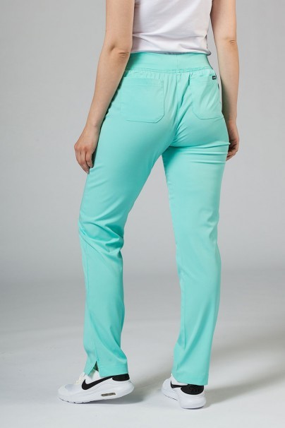 Women’s Adar Uniforms Leg Yoga scrub trousers aqua-1