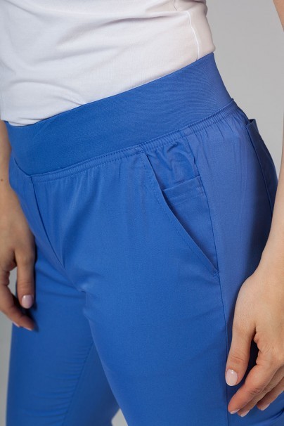 Women’s Adar Uniforms Leg Yoga scrub trousers ceil Blue-4