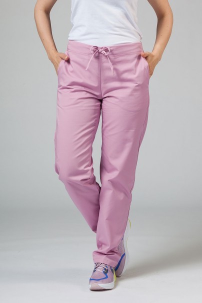 Women’s Sunrise Uniforms Basic Classic scrubs set (Light top, Regular trousers) lilac-8