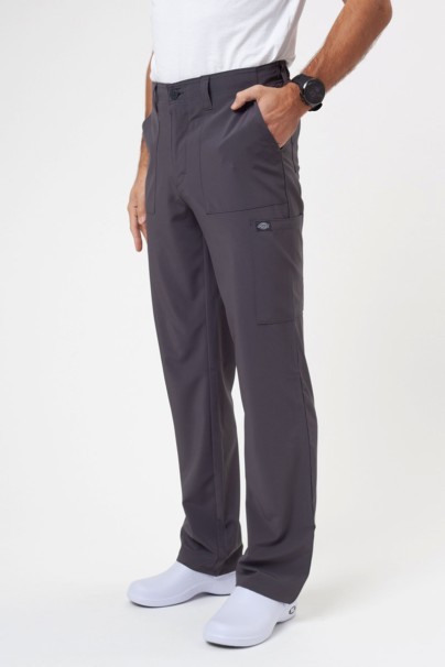 Men's Dickies EDS Essentials (V-neck top, Natural Rise trousers) scrubs set pewter-8