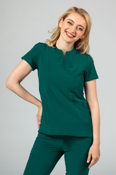 Adar Uniforms scrubs set Cargo (with Notched top – elastic) dark teal-2