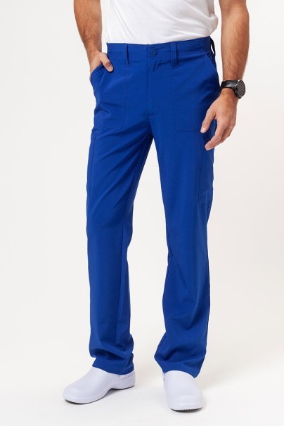 Men's Dickies EDS Essentials (V-neck top, Natural Rise trousers) scrubs set galaxy blue-7