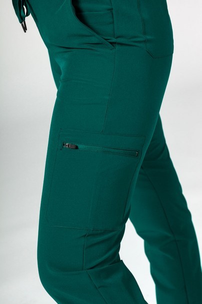 Women’s Adar Uniforms Skinny Leg Cargo scrub trousers dark teal-4