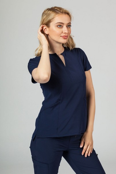 Adar Uniforms scrubs set Cargo (with Notched top – elastic) navy-2