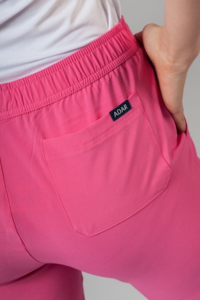 Women’s Adar Uniforms Skinny Leg Cargo scrub trousers azalea pink-8