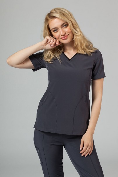 Women's Maevn Matrix Impulse Stylish scrubs set pewter-2