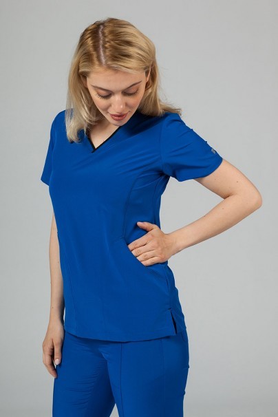 Women's Maevn Matrix Impulse Stylish scrubs set royal blue-2