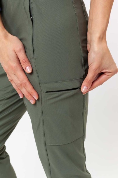 Women's Maevn Embrace Nora scrub trousers olive-3