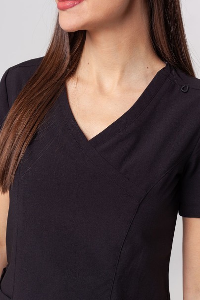 Women’s Maevn Momentum Asymetric scrub top black-2