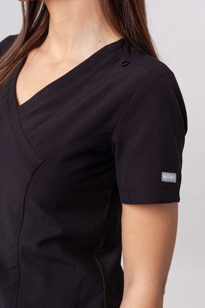 Women’s Maevn Momentum Asymetric scrub top black-3