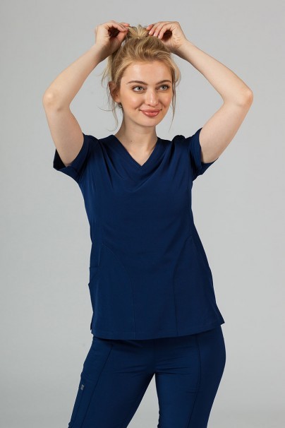 Women's Maevn Matrix Impulse Stylish scrubs set navy-2