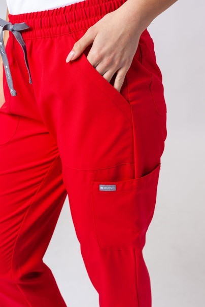 Women’s Maevn Momentum 6-pocket scrub trousers red-3