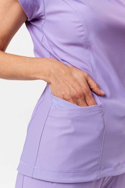 Women's Maevn Embrace Zoe scrub top lavender-4