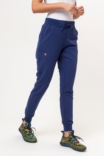 Women's Maevn Matrix Pro (Curved top, Jogger trousers) scrubs set navy-8