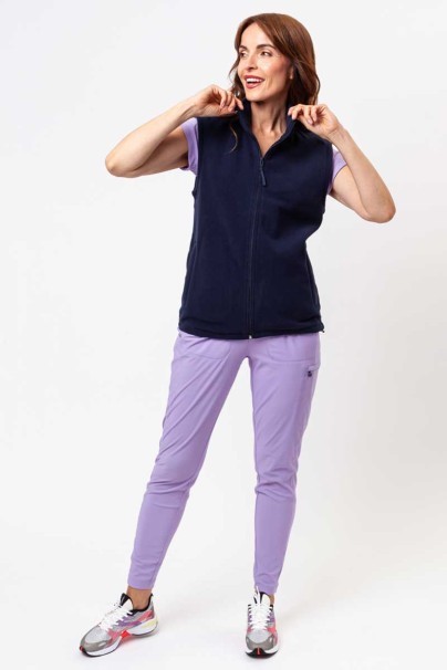 Women’s Malfini Fleece vest navy-2