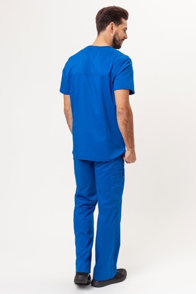 Men's Cherokee Revolution V-neck scrub top royal blue-6