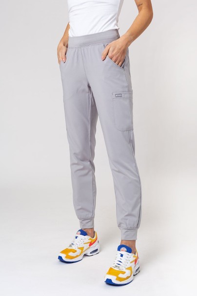Women's Maevn Momentum scrubs set (Asymetric top, Jogger trousers) quiet grey-8