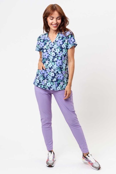 Women’s Maevn Prints scrub top Spring Fantasy-2
