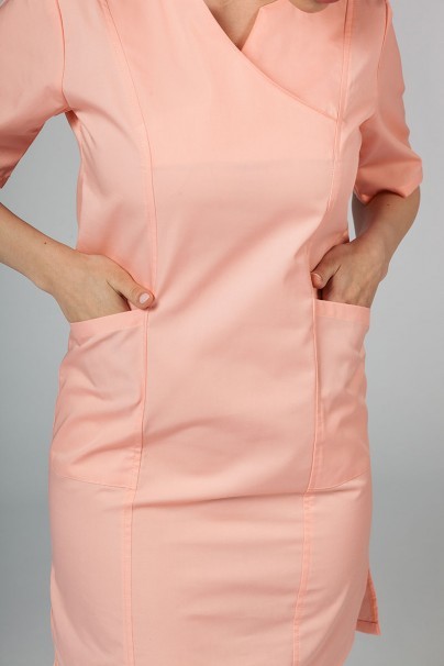 Women’s Sunrise Uniforms classic scrub dress blush pink-3