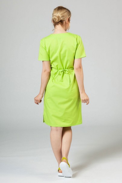 Women’s Sunrise Uniforms straight scrub dress lime-1