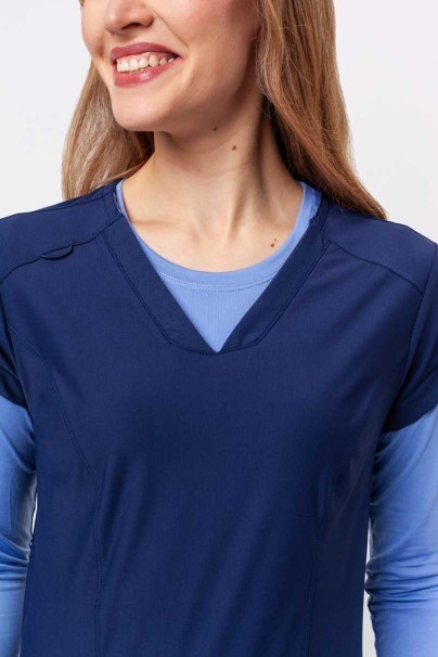 Women's Maevn Embrace Zoe scrub top navy-3