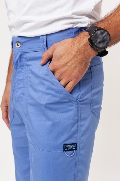 Men’s Cherokee Revolution Fly Cargo scrub trousers ciel blue-3