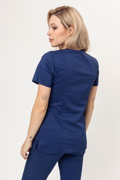 Women’s Cherokee Revolution Mock scrub top navy-2