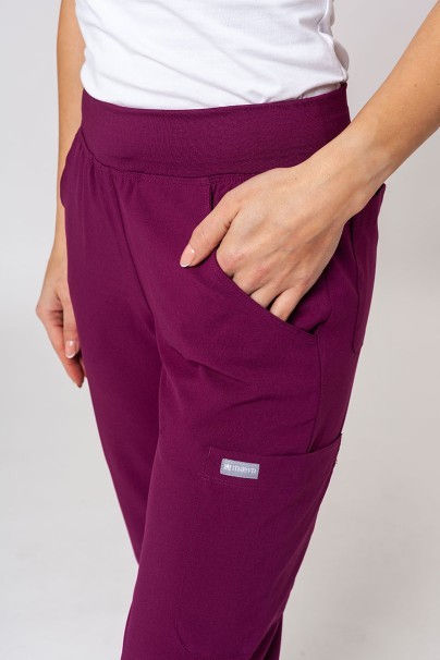 Women’s Maevn Momentum Jogger scrub trousers wine-4