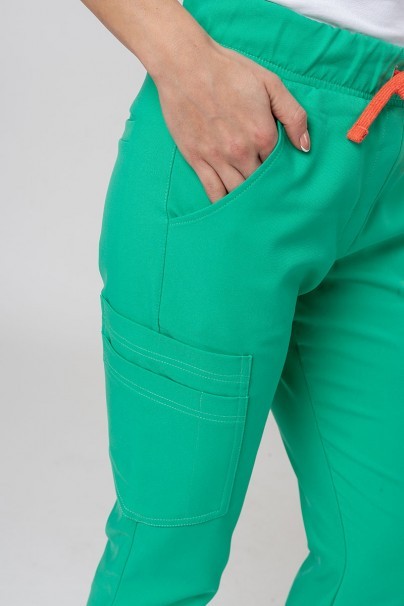 Women's Sunrise Uniforms Premium Chill jogger scrub trousers light green-3