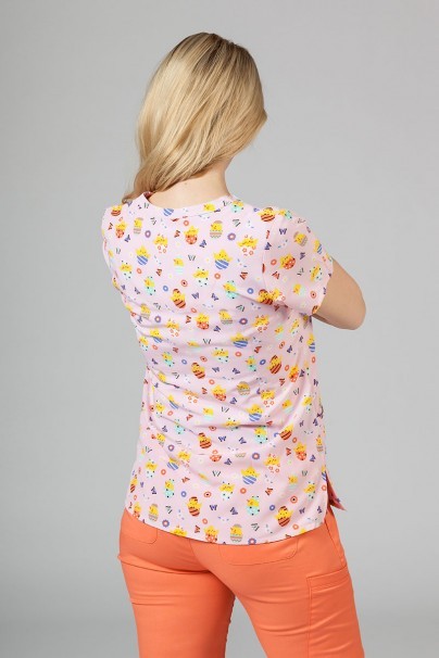 Women’s Maevn Prints scrub top Ester Egg Hunt-4