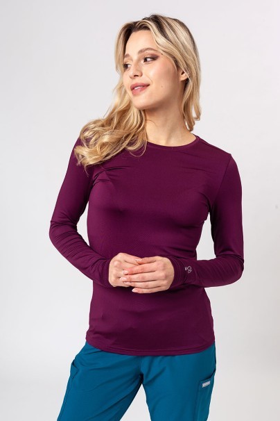 Women’s Maevn Bestee long sleeve top wine-4