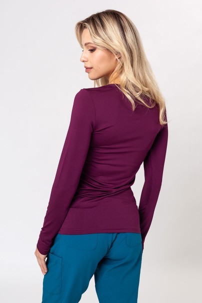 Women’s Maevn Bestee long sleeve top wine-3