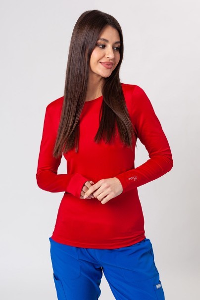 Women’s Maevn Bestee long sleeve top red-3