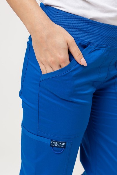 Women’s Cherokee Revolution Straight Leg scrub trousers royal blue-2