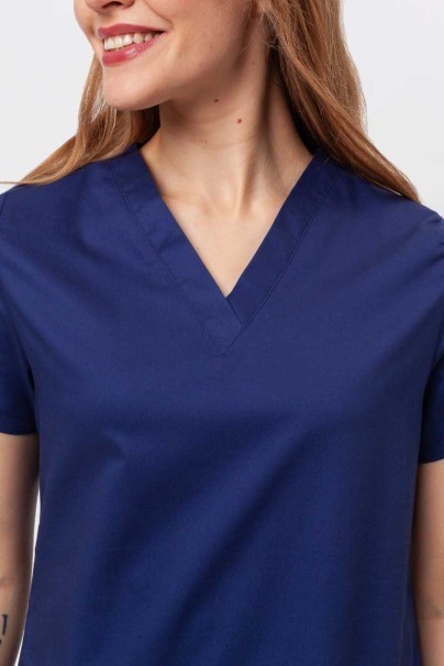 Women's Uniforms World Alyssa scrub top navy-3